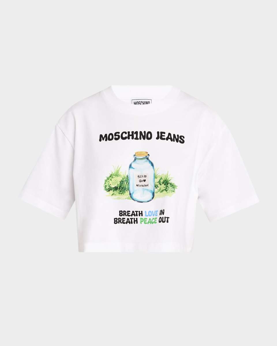 Cropped Peace Graphic Tee